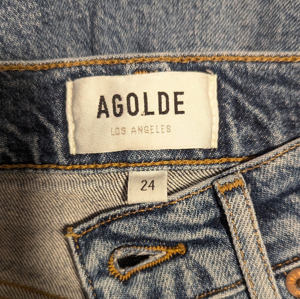 Agolde Riley Crop Jeans - Picture 6 of 12